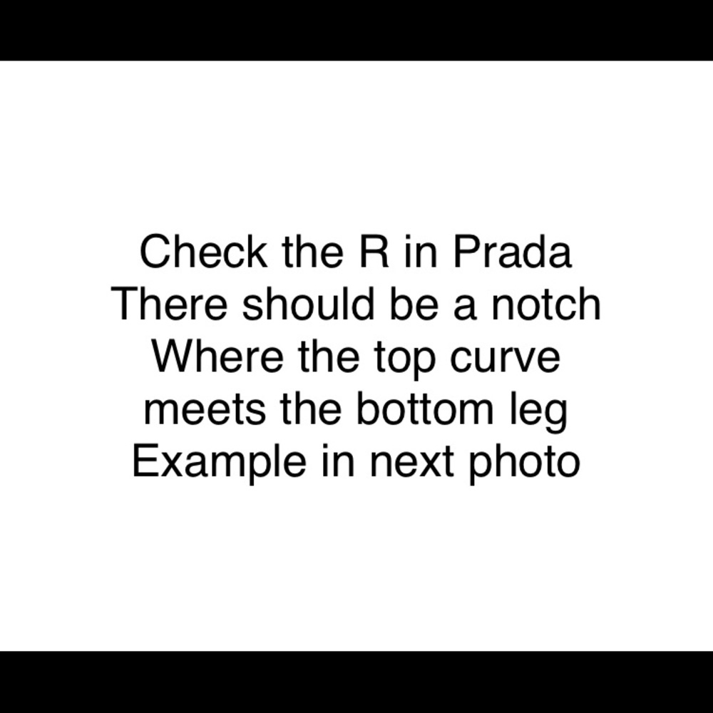 Identifying Authentic Prada easy tips - Picture 2 of 6